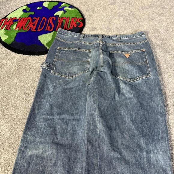 y2k 2000’s denim carpenter baggy jeans - Picture 2 of 7